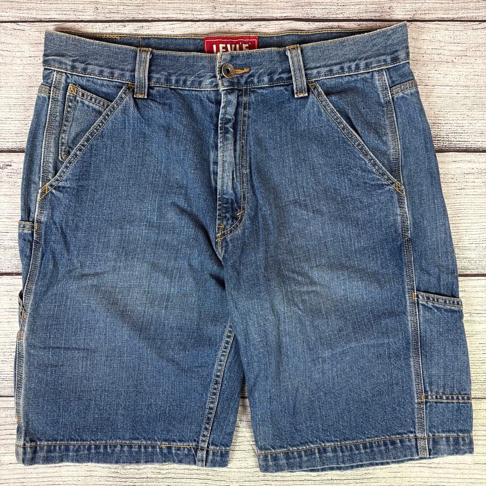 Vintage Y2k Levi's Carpenter Style Denim Jean Shorts